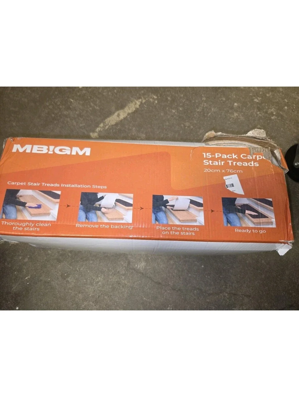 15 pack carpets stair treads